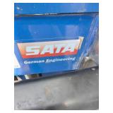Mac Tools utility cart 7-Drawer Sapphire Blue model