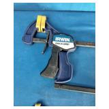 IRWIN QUICK-GRIP clamp set, likely the 8-piece assorted pack.