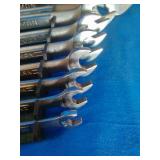 Craftsman SAE 12-point combination wrenches.