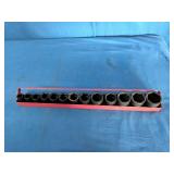 Ingersoll Rand SAE (IR) branded 1/2" drive impact socket set