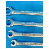 Craftsman flare nut wrenches designed for removing or replacing nuts on fuel, brake, or air conditioning lines.