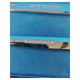 Mastergrip 6-piece metric reversible ratcheting combination wrench set.