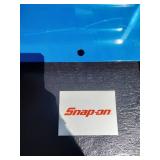 Snap-on Classic Series  KRL1032 triple-bank roll cab tool box in royal blue, equipped with a heavy-duty stainless steel work surface