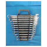 Craftsman combination wrenches, featuring forged steel construction.