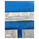 Dura-Block automotive sanding blocks designed for auto body panel straightening.
