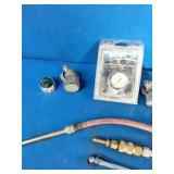 20-piece air compressor accessory kit designed for inflating tires and using pneumatic tools.