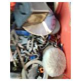 Miscellaneous hardware, tools, and metal scrap