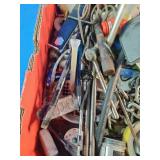 Miscellaneous hardware, tools, and metal scrap
