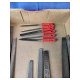Multi-piece hand file and rasp set