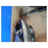 Assortment of miscellaneous hand tools and hardware supplies,
