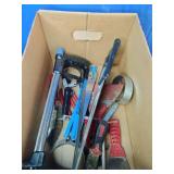 Lot of hand tools and workshop accessories