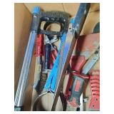 Lot of hand tools and workshop accessories