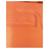 Red plastic blow-molded tool cases