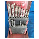 Snap-on Tools drill bit set, likely model DBC221 or a similar 15-piece configuration.