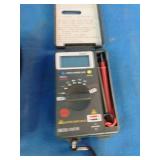 Mac Tools compact Digital Pocket Multimeter, Stanley 77-018 IntelliMeasure, and Automotive Test Light