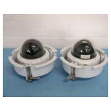(2) Dome Security / Surveillance Cameras