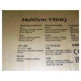 98" NEC V984Q 4K UHD LED Professional Commercial Display / Monitor - LISTS FOR $10k+ ONLINE - NEW IN OPEN BOX
