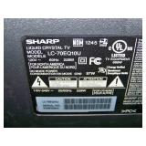 70" Sharp LC-70EQ10U 1080p LED-LCD HDTV SMART with Built-In Wi-Fi - includes Remote Control and HDMI Cable