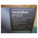 Samsung B73CD 5.1 Channel Soundbar with Wireless Subwoofer and Remote Control - in Original Box