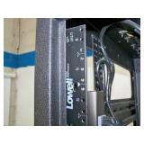 Lowell Audio Video (AV) Equipment Rack / Enclosure with Built-In Fan and Power Strip