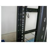 Lowell Audio Video (AV) Equipment Rack / Enclosure with Built-In Fan and Power Strip