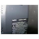 (2) 55" NEC MA551 MultiSync 4K UHD LED-Backlit LCD Monitors Mounted on a Peerless Heavy-Duty Rolling TV / Monitor Stand/Cart with HDMI Cablea - does NOT include Remote Controls