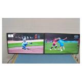 (2) 43" NEC MA431 MultiSync Wide Color Gamut UHD Digital Signage Professional Displays