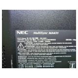 (2) 43" NEC MA431 MultiSync Wide Color Gamut UHD Digital Signage Professional Displays