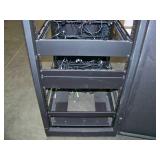 Middle Atlantic MRK-4036 Audio / Video (A/V) Electronic Equipment Rack Enclosure with Lockable Front Vented Door - Keys INCLUDED, (4) 4" Top Cooling Fans with Thermostat and Mounted Power Strip