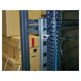 Middle Atlantic MRK-4036 Audio / Video (A/V) Electronic Equipment Rack Enclosure with Lockable Front Vented Door - Keys INCLUDED, (4) 4" Top Cooling Fans with Thermostat and Mounted Power Strip
