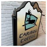 Carribou Coffee Light Up Sign