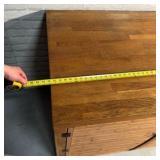Large Wooden Storage Cabinet Table