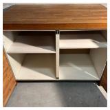 Large Wooden Storage Cabinet Table