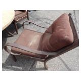 Very large Patio Table 64" with 6 Chairs
