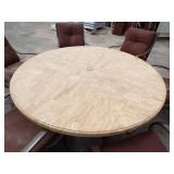 Very large Patio Table 64" with 6 Chairs