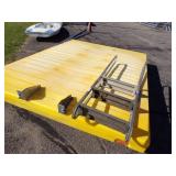 Shoremaster Swim Raft with Ladder 7 x 9
