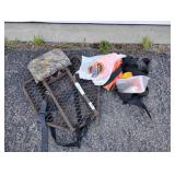 Tree Stand with Safety Harness and Seat Warmer