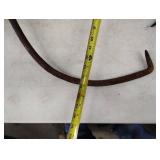 Large Vintage Ice Tongs and Post Pullers