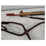 Large Vintage Ice Tongs and Post Pullers