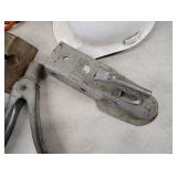 Mud Stick End, Foam Canoe Bracket, Can Crusher, Rope, Hardhat and pump