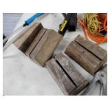 Mud Stick End, Foam Canoe Bracket, Can Crusher, Rope, Hardhat and pump