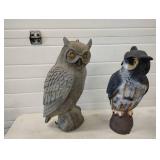 Pair of Garden Owls