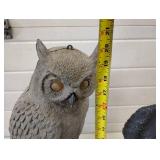 Pair of Garden Owls
