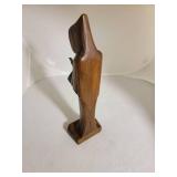 Vintage Folk Art Carved Gothic Monk Figure