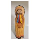 Handcrafted Hopi Sunface Kachina Doll by Boyce