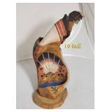 Signed Hopi Long Hair Kachina Doll ~ Rain and Fertility Figure