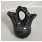 Santa Clara Blackware Wedding Vase ~ 4 Inch