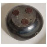 Santa Clara Pueblo Blackware Pottery Bowl
