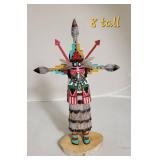 Hand Carved Hopi Shalako Kachina Doll by Maebelle Tela