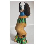 Hand Carved Hopi Crow Mother Kachina Doll by Alvin Navasie Sr.
